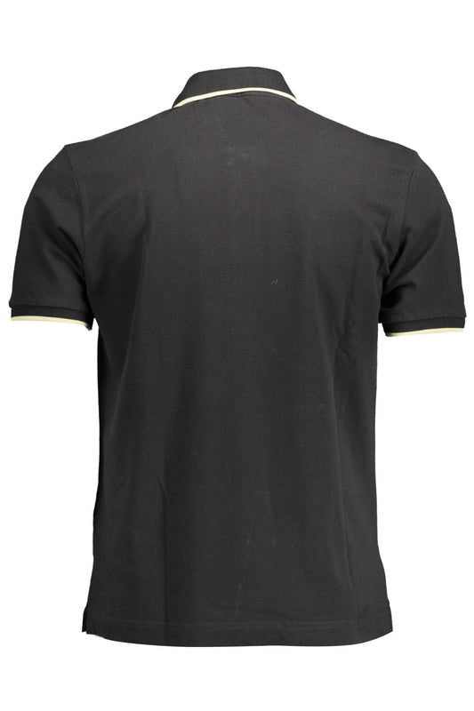 Chic Contrasting Detail Polo Shirt