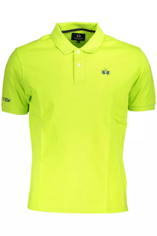 Emerald Elegance Short-Sleeve Polo