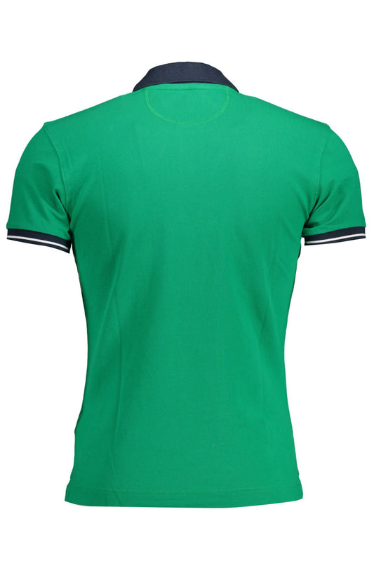 Chic Slim Fit Cotton Polo with Contrast Detailing