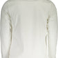 Elegant Long-Sleeved White Polo Shirt