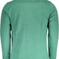 Elegant Green Long Sleeve Polo Shirt