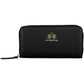 Chic Compact Black Wallet with Multifunctional Pockets