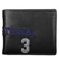 Elegant Black Leather Bi-Fold Wallet