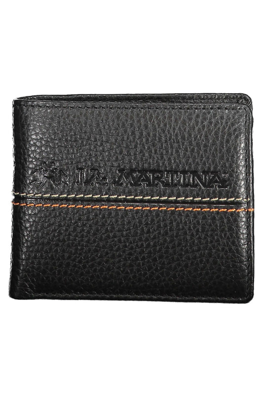 Elegant Embroidered Leather Wallet