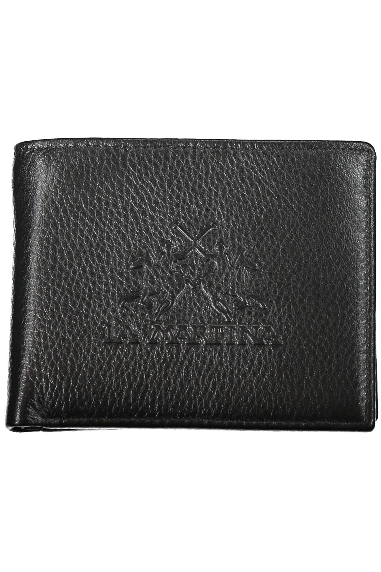 Elegant Black Leather Wallet with Coin Purse