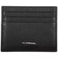Sleek Black Leather Card Holder