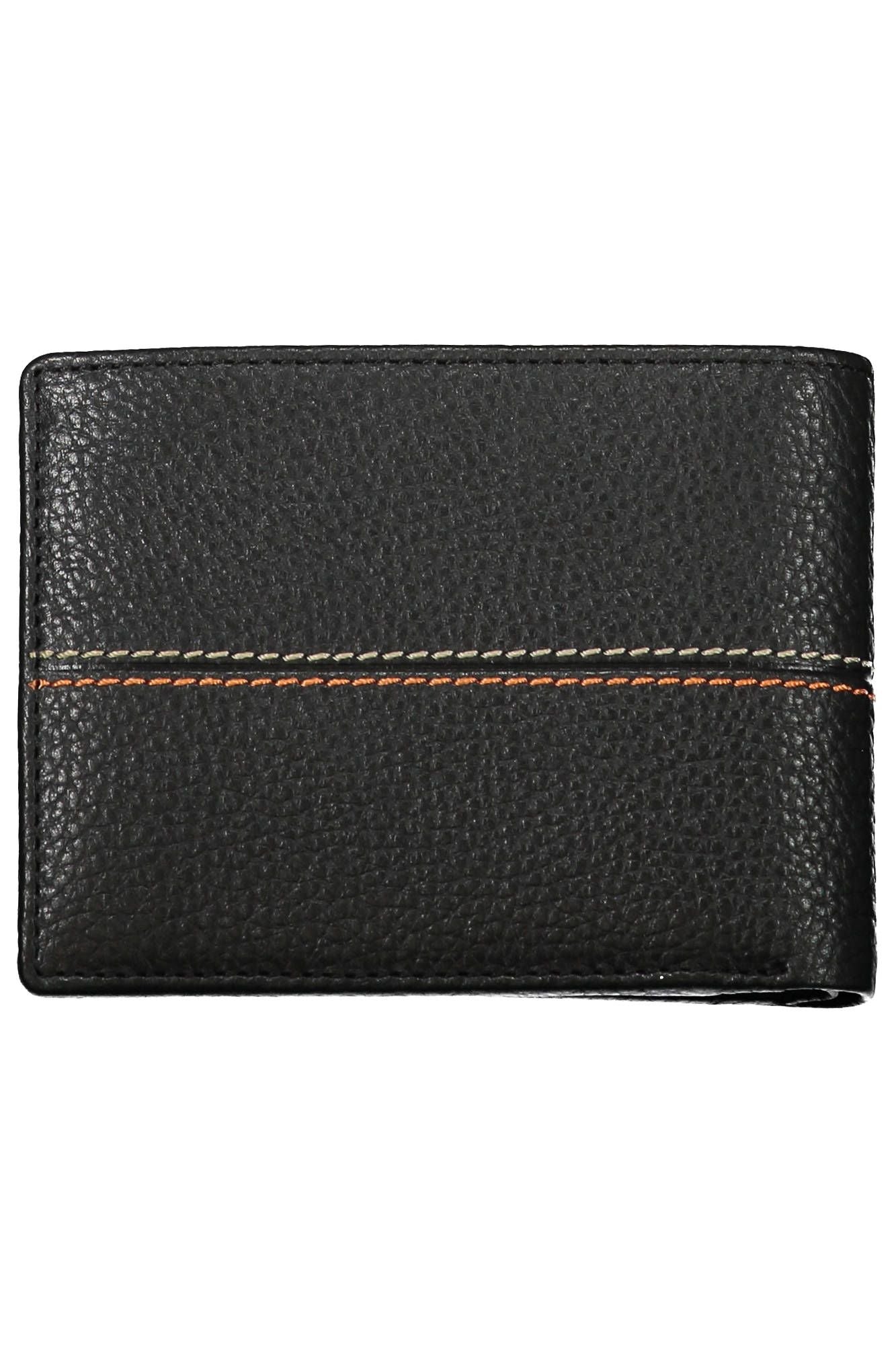 Elegant Black Leather Bifold Wallet