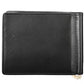Sleek Black Leather Money Clip Wallet