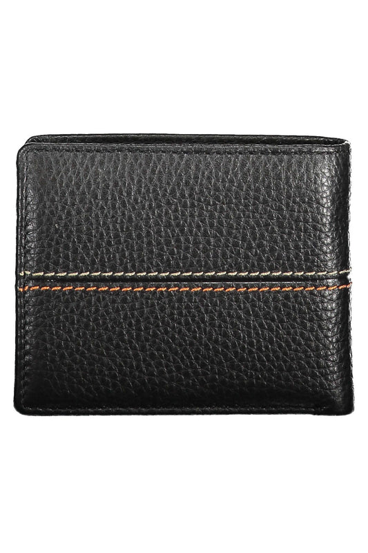 Elegant Embroidered Leather Wallet