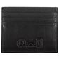 Sleek Black Leather Card Holder