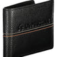 Elegant Black Leather Bifold Wallet