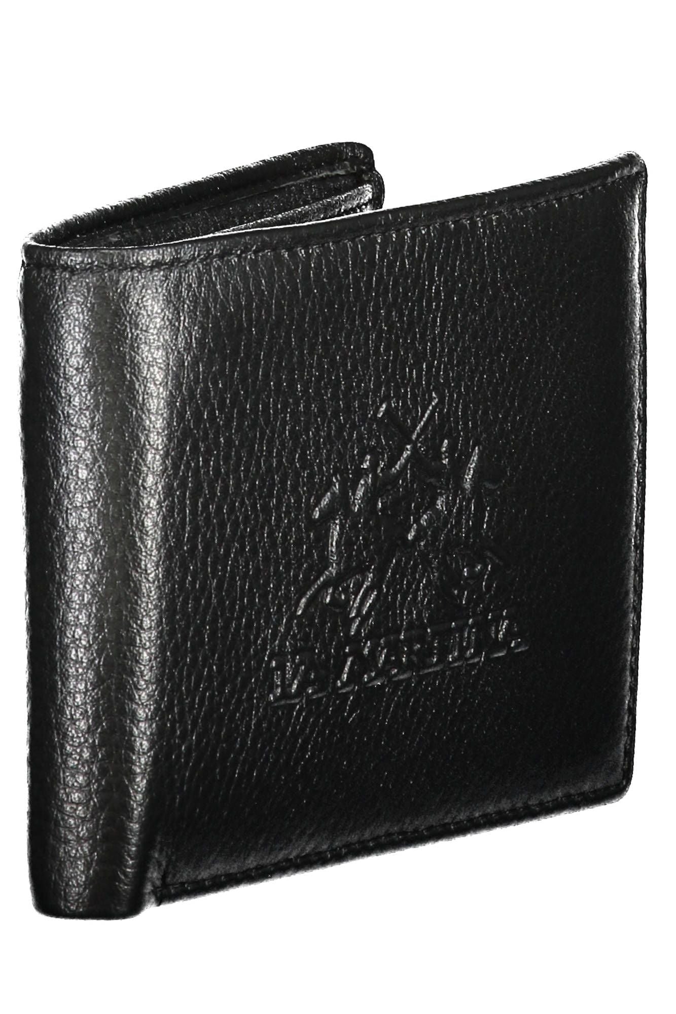 Elegant Black Leather Wallet with Coin Purse