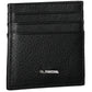 Sleek Leather Card Holder in Timeless Black