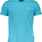 Elegant Light Blue Embroidered Tee