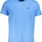 Elegant Light Blue Embroidered Tee