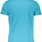 Elegant Light Blue Embroidered Tee