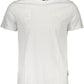 Chic Crew Neck Logo Tee in Crisp White