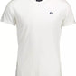 Elegant White Embroidered Tee for Men