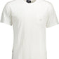 Embroidered Logo Cotton Tee in White