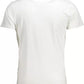 Elegant White Embroidered Tee for Men
