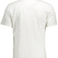 Embroidered Logo Cotton Tee in White