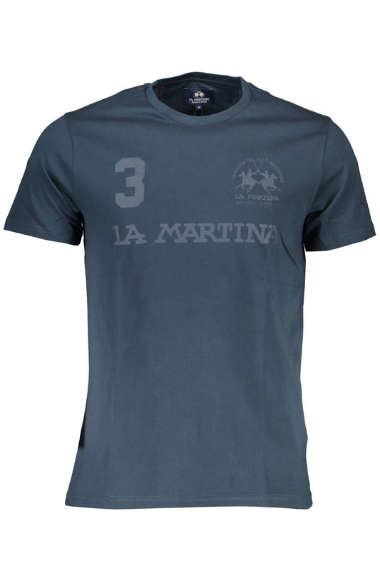 Chic Crew Neck Cotton Tee with Signature Logo