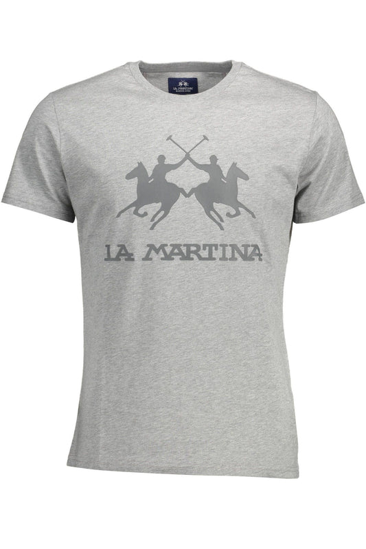 Elegant Crew Neck Cotton Tee - Timeless Fit