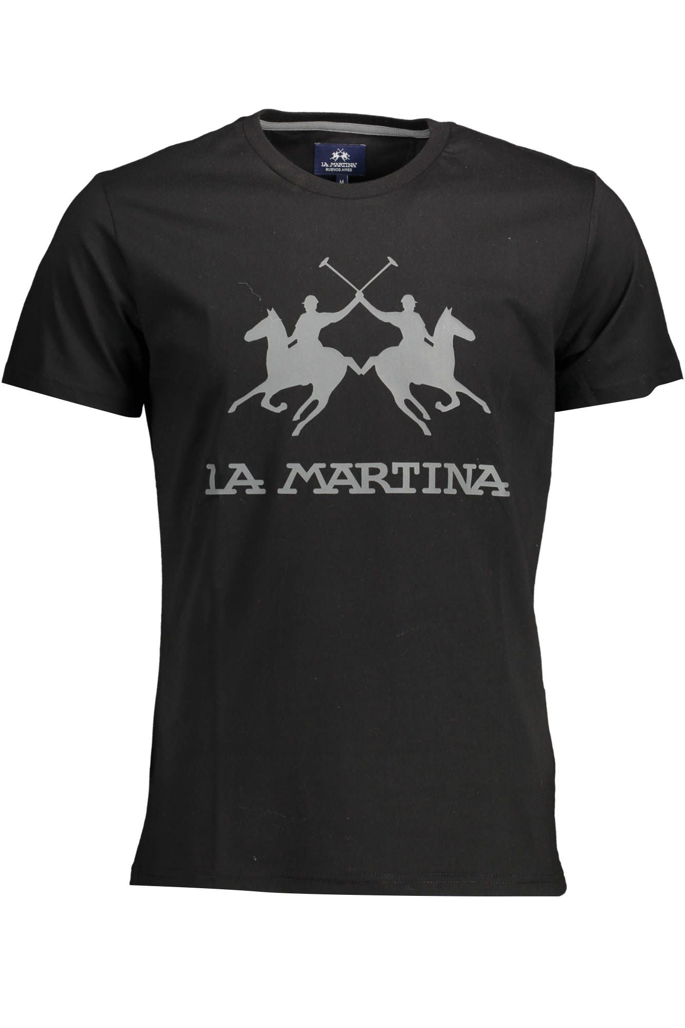 Elegant Crew Neck Tee with Iconic Print
