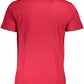 Chic Cotton Round Neck T-Shirt with Embroidery