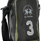 Elegant Black Shoulder Bag with Contrasting Details