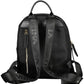 Sleek Black Nylon Backpack with Adjustable Straps