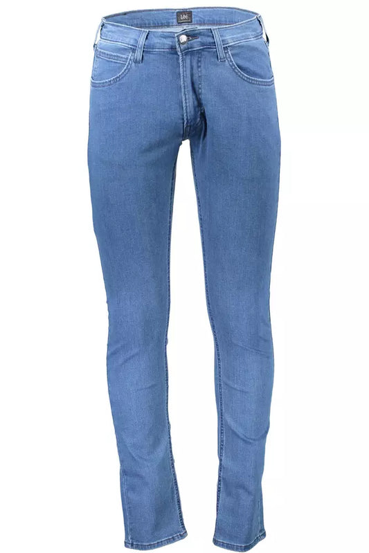 Chic Blue Denim Stretch Jeans