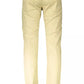 Chic Beige Cotton Blend Trousers