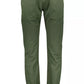 Elegant Green Cotton Trousers