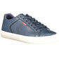 Sleek Blue Sneakers with Contrasting Details