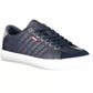 Sleek Blue Sneakers with Contrasting Accents