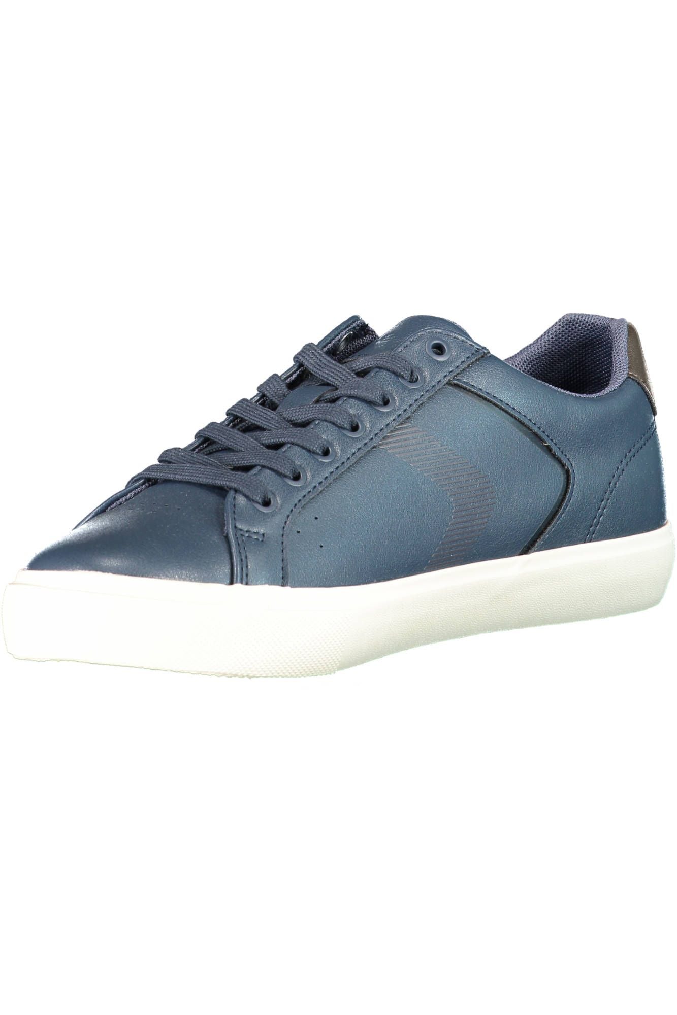 Sleek Blue Sneakers with Contrasting Details