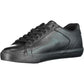 Sleek Black Laced Sports Sneakers