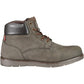 Rustic Brown Ankle Lace-Up Boots
