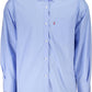 Elegant Light Blue Long-Sleeved Shirt