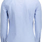 Sleek Slim-Fit Light Blue Cotton Shirt