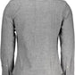 Elegant Slim Fit Gray Shirt with Italian Collar