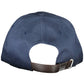 Chic Blue Cotton Visor Cap