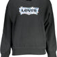 Chic Black Cotton Sweater with Logo Print