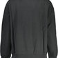 Chic Black Cotton Sweater with Logo Print