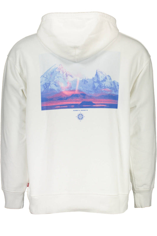 Classic White Hooded Sweatshirt