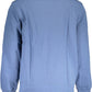 Chic Blue Crew Neck Logo Sweatshirt