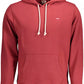 Classic Red Cotton Hoodie with Logo