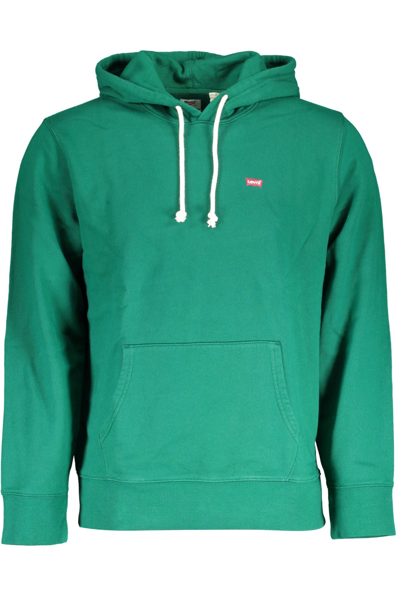 Chic Green Cotton Hooded Sweatshirt