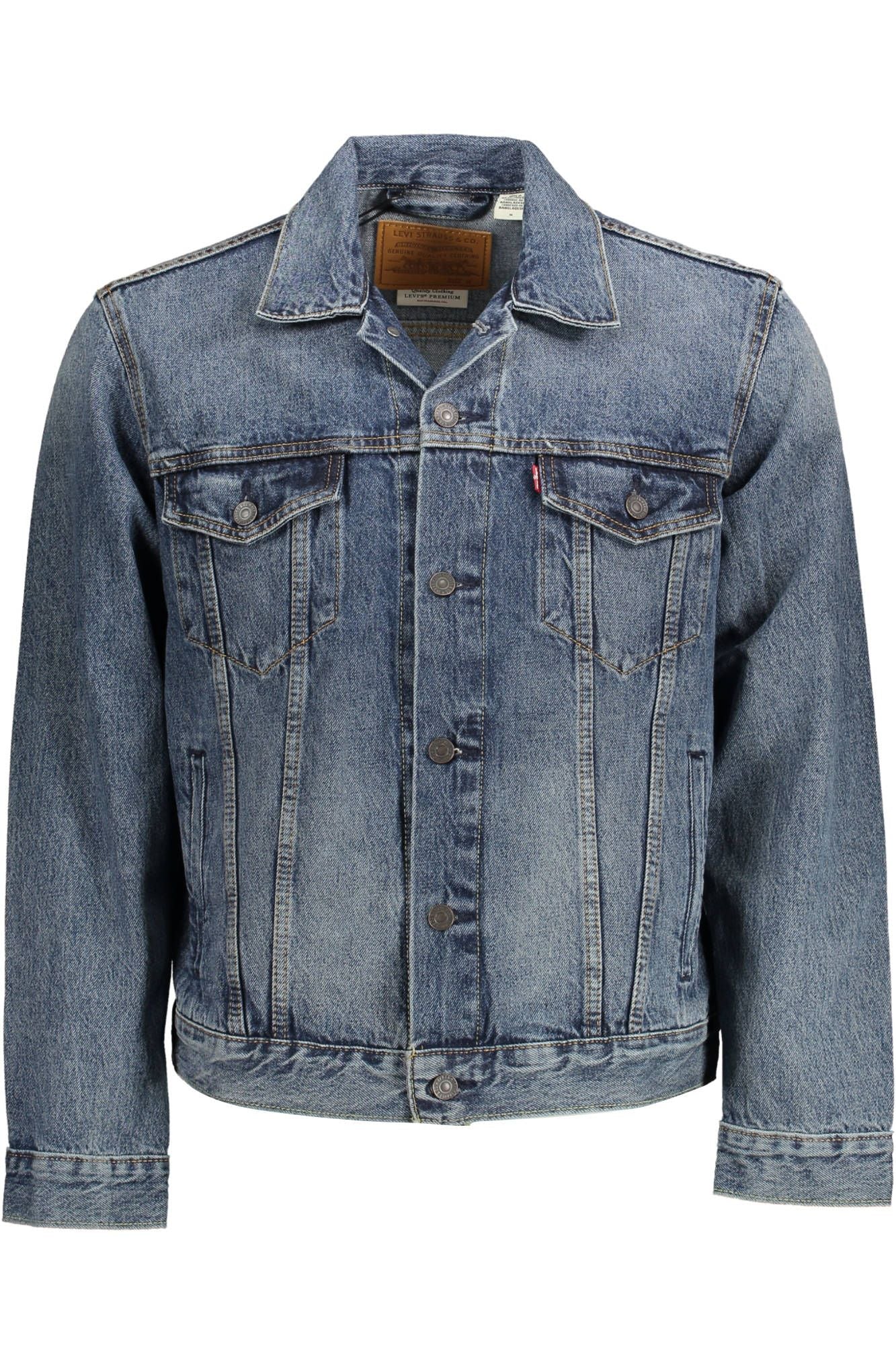 Vintage-Inspired Blue Denim Jacket